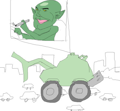 highway goblin by Anonymous