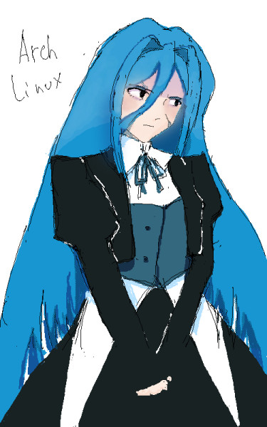 arch linux girl version by Anonymous