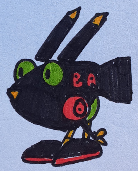 Dark Robbit from Jumping Flash! by Anonymous